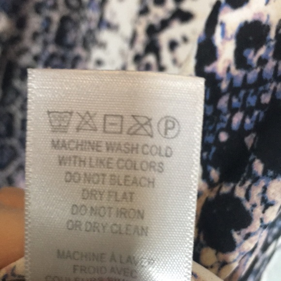 ADRIANNA PAPELL Animal Print Long Line Cool Comfy V-Neck Yoke Back Versatile - Picture 14 of 15